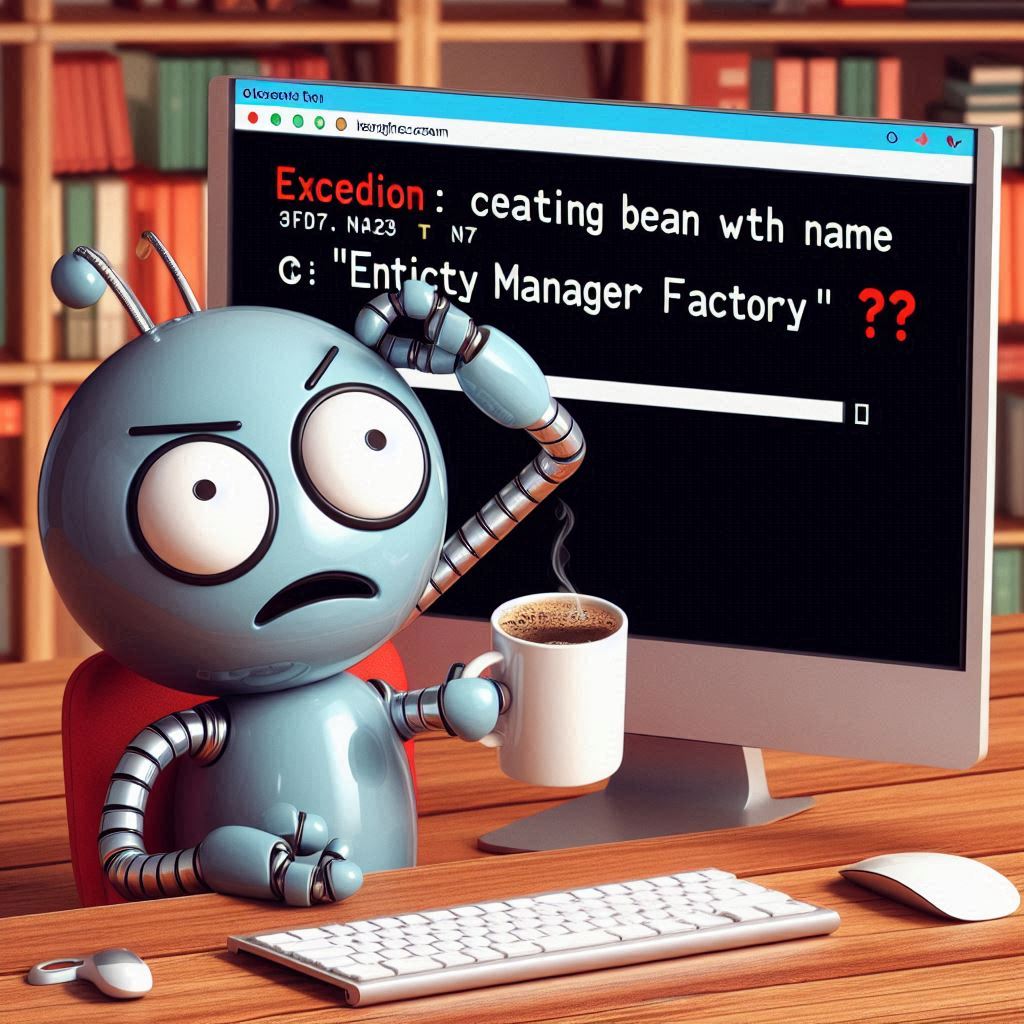 Exception:Creating bean with name ‘entityManagerFactory’ defined in class path [org/springframework/boot/autoconfigure/orm/jpa/HibernateJpaConfiguration.class]: Invocation of init method failed