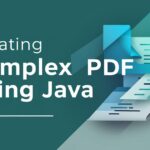 Creating complex pdf using java