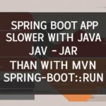 Spring Boot App Slower with java -jar Than with mvn spring-boot:run