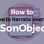 How to Iterate Over a JSONObject